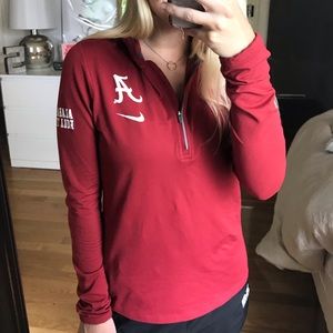 Alabama Roll Tide Dry Fit Quarter Zip